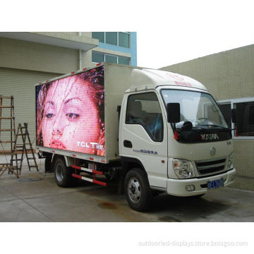 Outdoor P12 Mobile Truck Mounted Led Screen Rental For Video